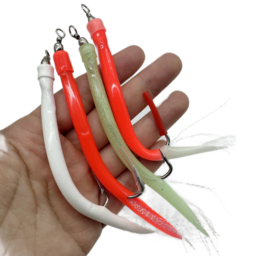 1/5Pcs CodfishFishing Eel Tube - Fishing Hook Offset avis et prix