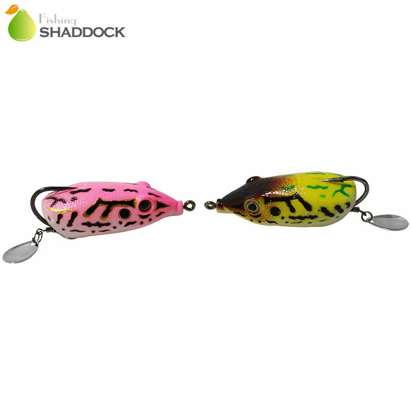 4pcs Rubber Soft Frog Fishing  - Fishing Hook Assortment avis et prix