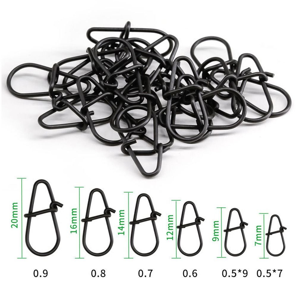 100Pcs/lot Matte black Snap Fi - Fishing Hook Box avis et prix