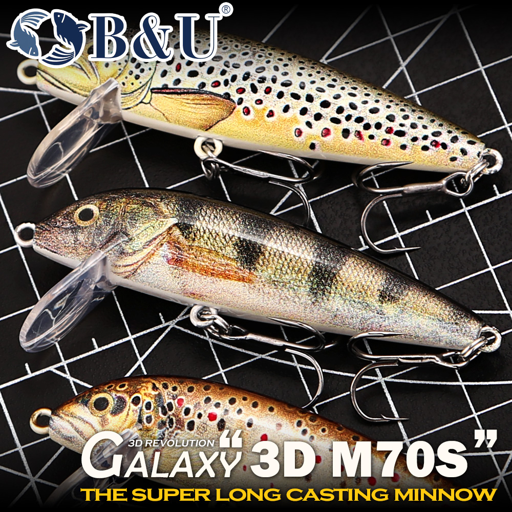 B&U Fishing Lures Sinking Minn - Fishing Hook Treble avis et prix