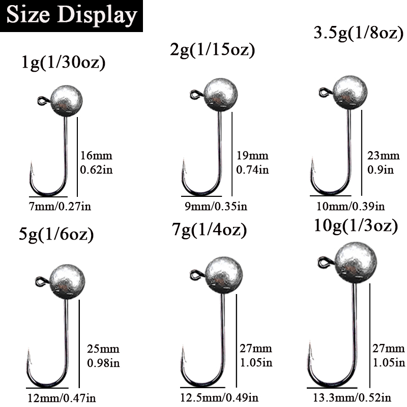 10pcs/lot Jig Head Fishing Hoo - Fishing Hook Offset avis et prix