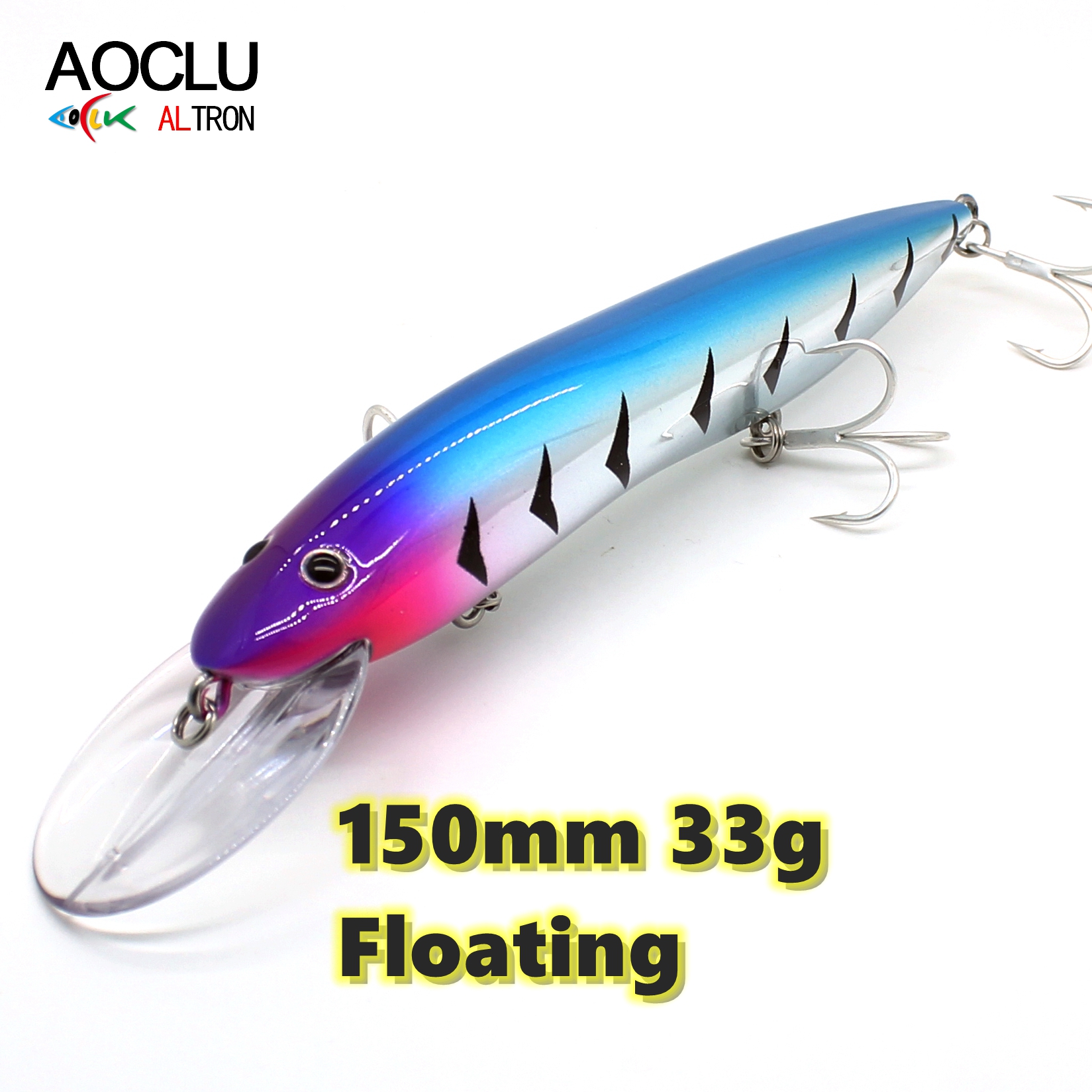 AOCLU-Hard Bait for Deep Sea B - Fishing Hook Treble avis et prix