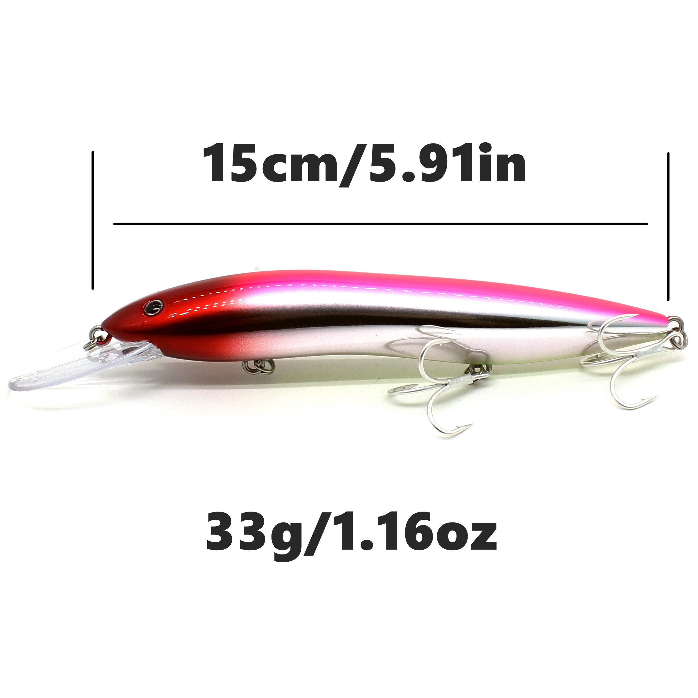 AOCLU-Hard Bait for Deep Sea B - Fishing Hook Treble avis et prix