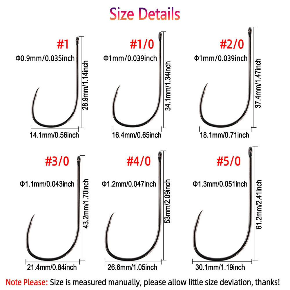 Bimoo 20pcs #1~5/0 Barbless Lo - Fishing Hook Barbless avis et prix