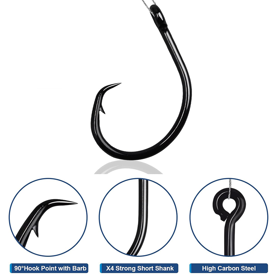 Circle Hooks 3X Strong Saltwat - Fishing Hook Assortment avis et prix