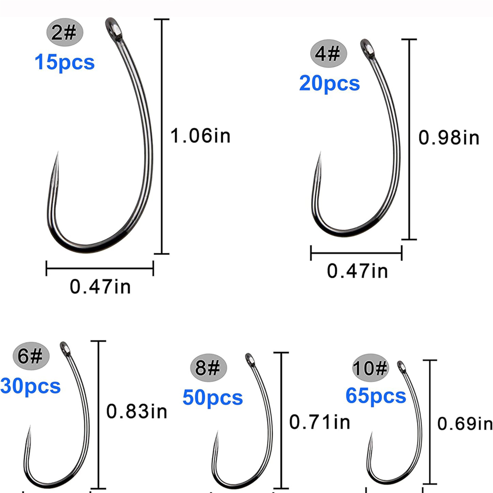 180PCS Barbless Fishing Hooks  - Fishing Hook Barbless avis et prix