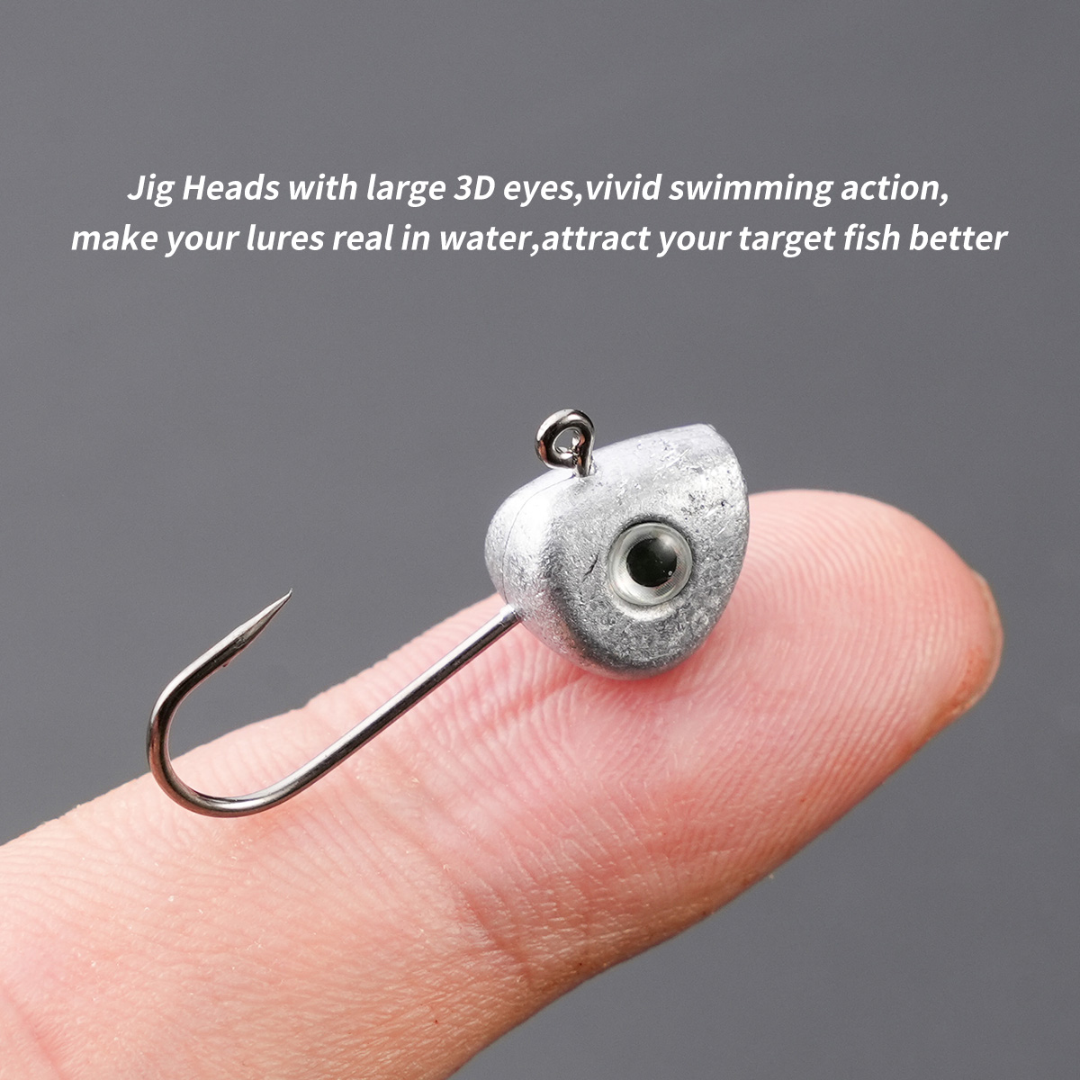 10pcs Mini Jig Head Hook 3D Ey - Fishing Hook Offset avis et prix