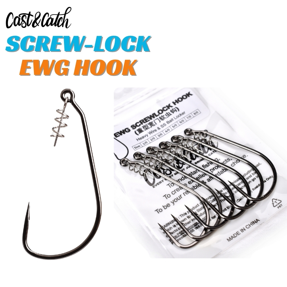 Cast&Catch SCREW-LOCK Weedless - Fishing Hook Weedless avis et prix