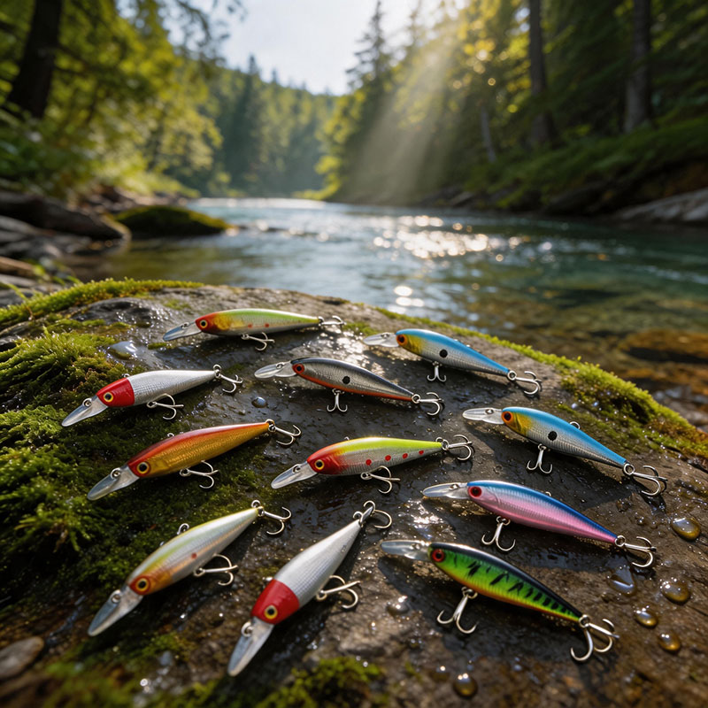 10Pcs Minnow Fishing Lure 10.5 - Fishing Hook Treble avis et prix