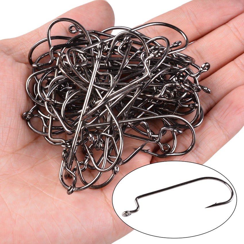 100pc/lot Fishing Hooks High C - Fishing Hook Barbless avis et prix