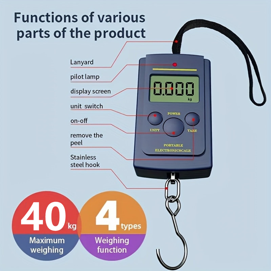 40kg Multifunctional Mini Elec - Fishing Hook avis et prix
