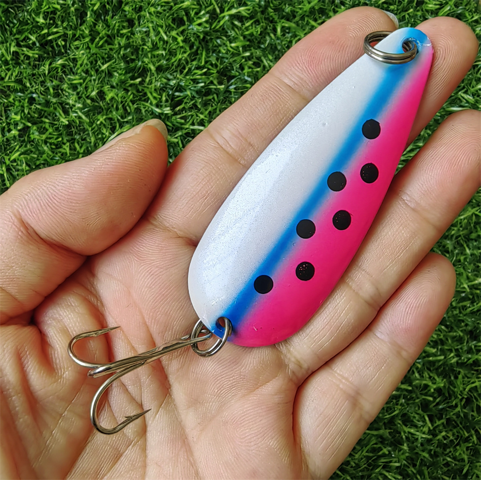1PCS Spinner Spoon Lure 27G 19 - Fishing Hook Treble avis et prix
