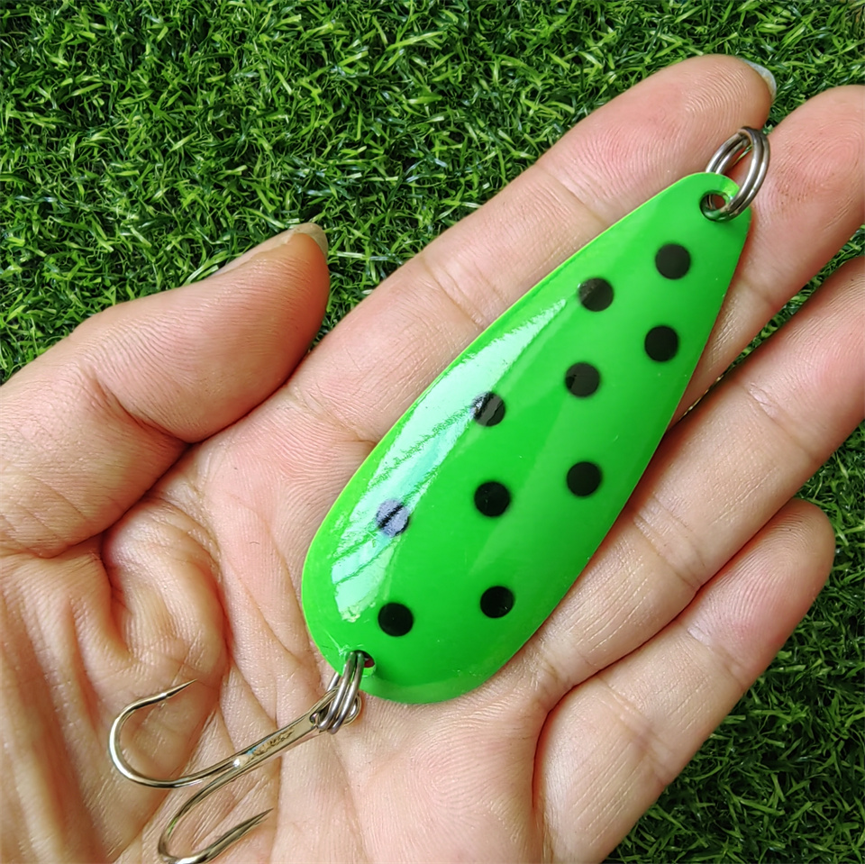 1PCS Spinner Spoon Lure 27G 19 - Fishing Hook Treble avis et prix