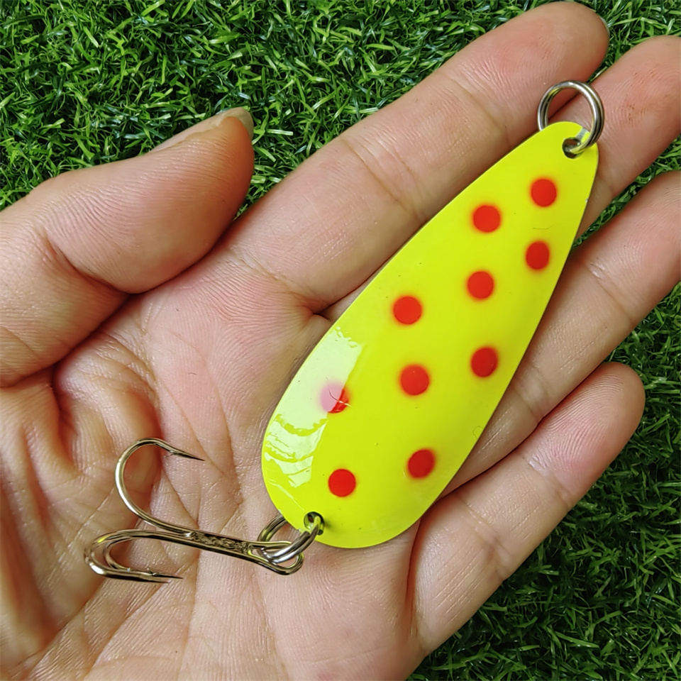 1PCS Spinner Spoon Lure 27G 19 - Fishing Hook Treble avis et prix
