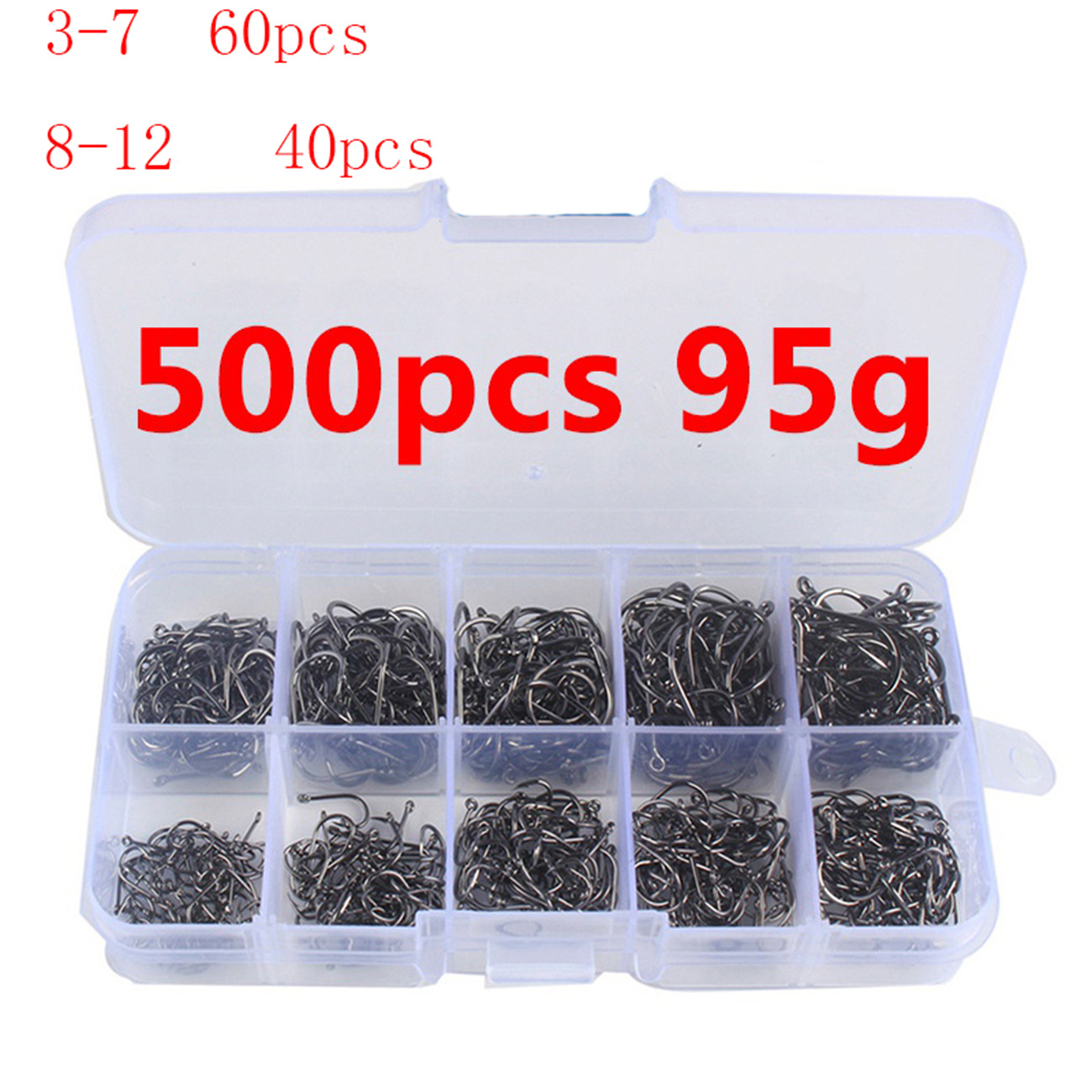 100/500pcs Fishing Hooks Set C - Fishing Hook Circle avis et prix