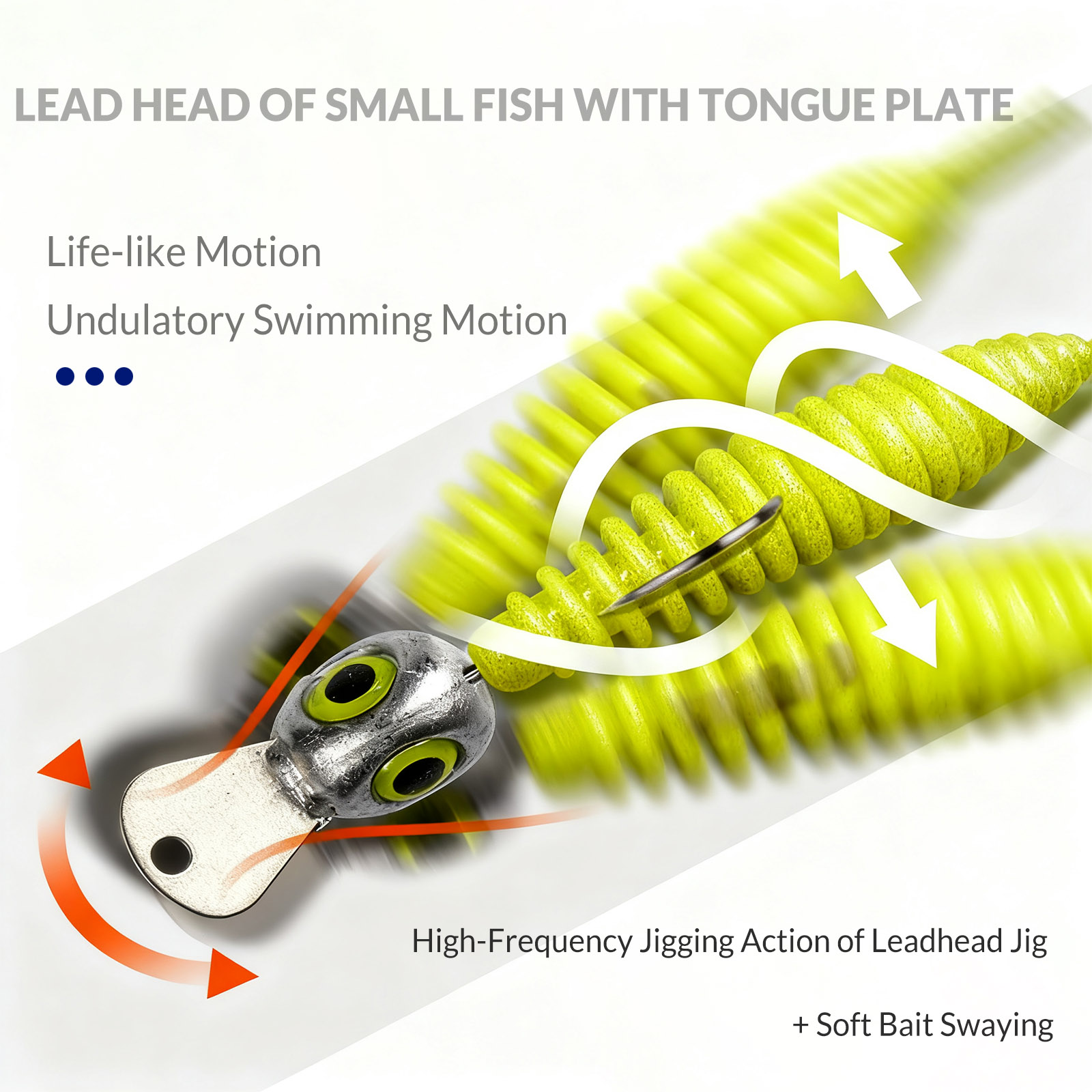9KM Shaky Head Jigs Hook with  - Fishing Hook Weedless avis et prix