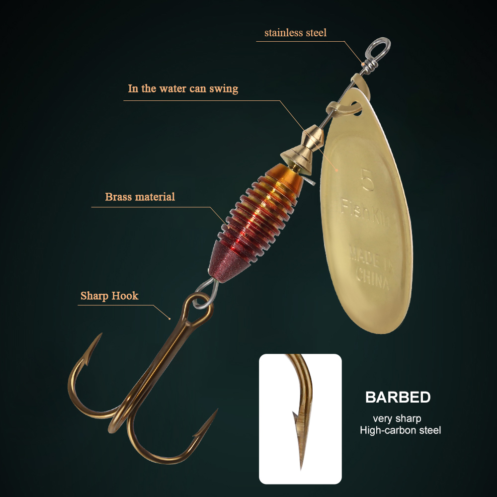 Metal Fishing Lure 4g 4.8g 7g  - Fishing Hook Treble avis et prix