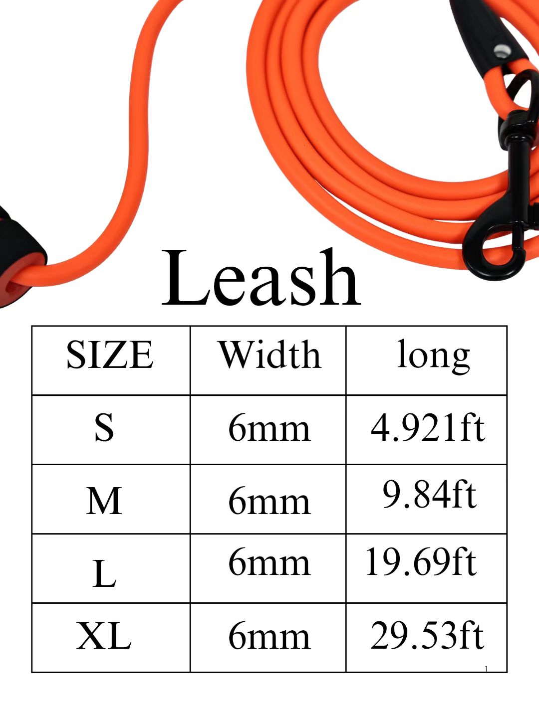Waterproof PVC Dog Training Le - Fishing Hook Size avis et prix