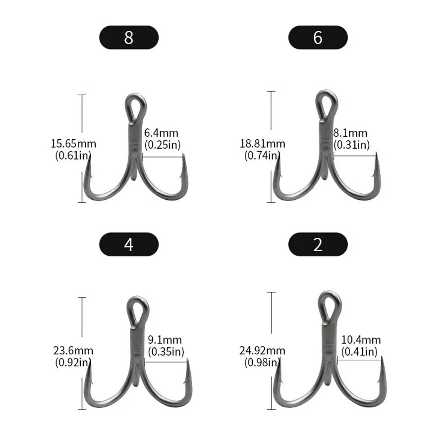 Fishing Treble Hooks High Carb - Fishing Hook Offset avis et prix