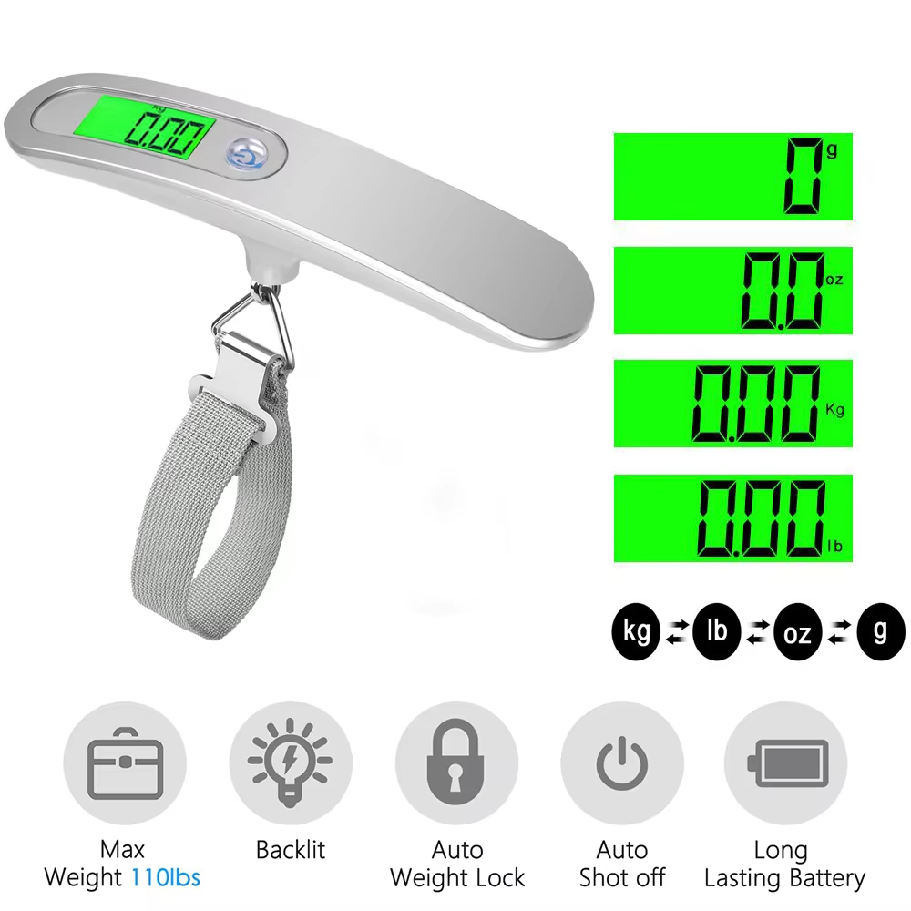 Portable Scale Digital LCD Dis - Fishing Hook Stainless Steel avis et prix