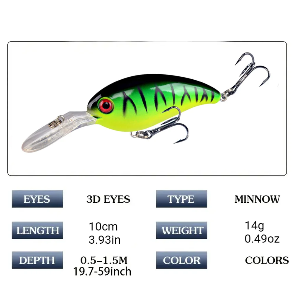 7Pcs Crankbait Fishing Lure Fl - Fishing Hook Treble avis et prix
