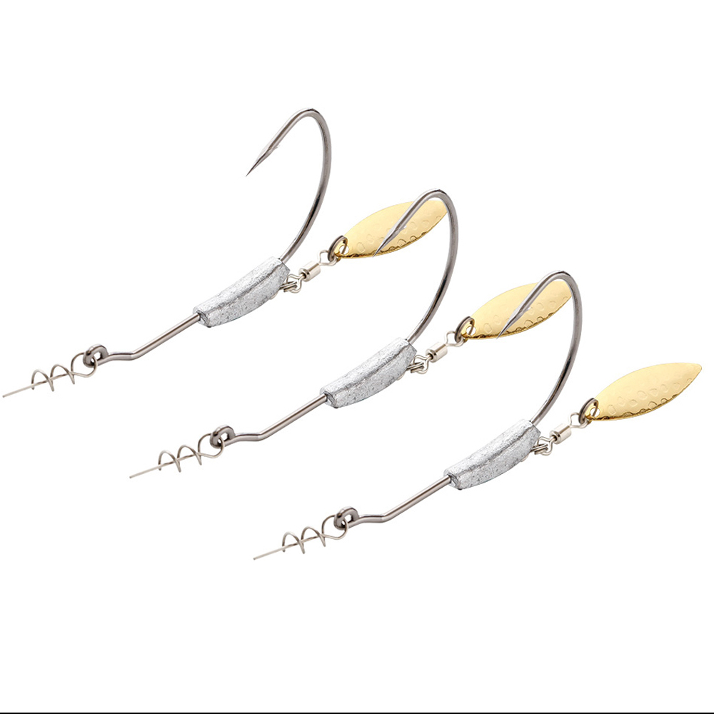 ATUENO 4pcs Offset Fishing Hoo - Fishing Hook Offset avis et prix