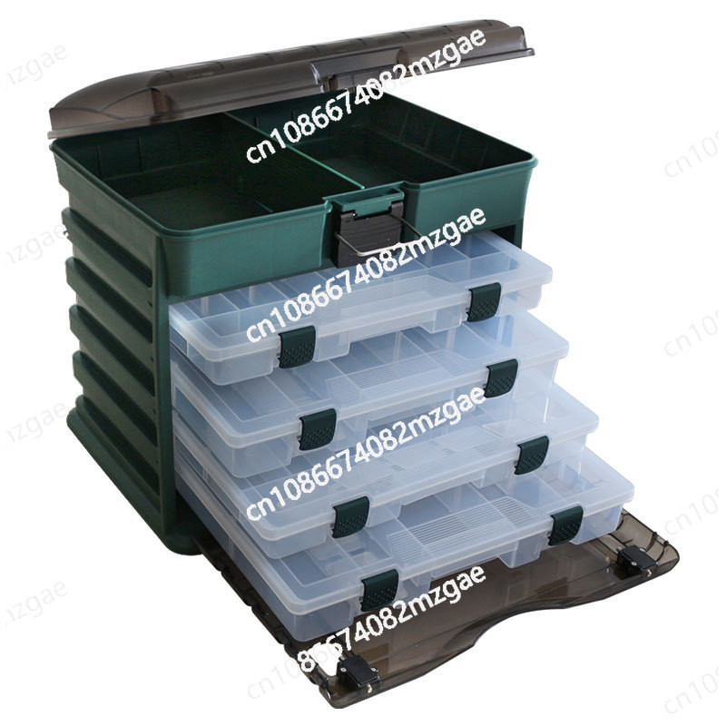 Medium 4-layer portable lure b - Fishing Hook Box avis et prix