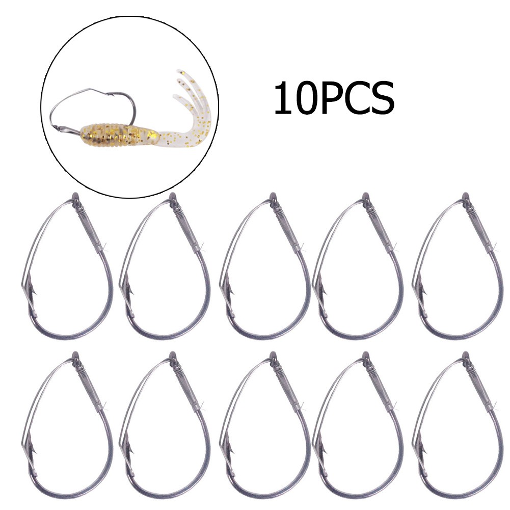10Pcs/Box High Carbon Steel Wa - Fishing Hook Weedless avis et prix