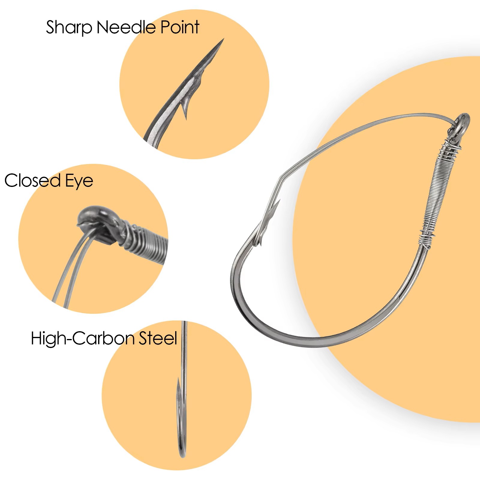 FishTrip Weedless Wacky Rig Ho - Fishing Hook Weedless avis et prix