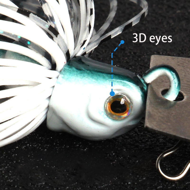 1pc12g Rubber Jig Head Weedles - Fishing Hook Weedless avis et prix