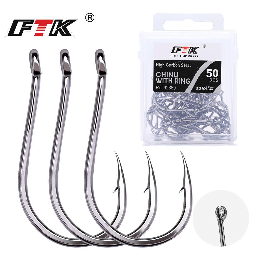 FTK CHINU Fishhook with ring b - Fishing Hook Offset avis et prix
