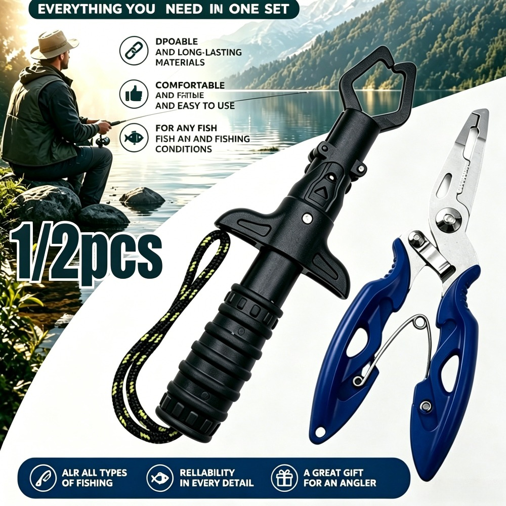 1/2pcs Fishing Gripper and Pli - Fishing Hook Remover avis et prix