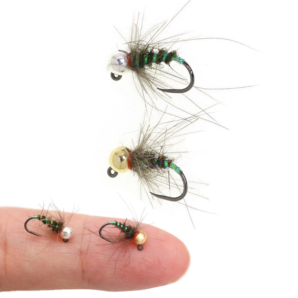 4pcs #16 Tungsten Beadhead CDC - Fishing Hook Barbless avis et prix