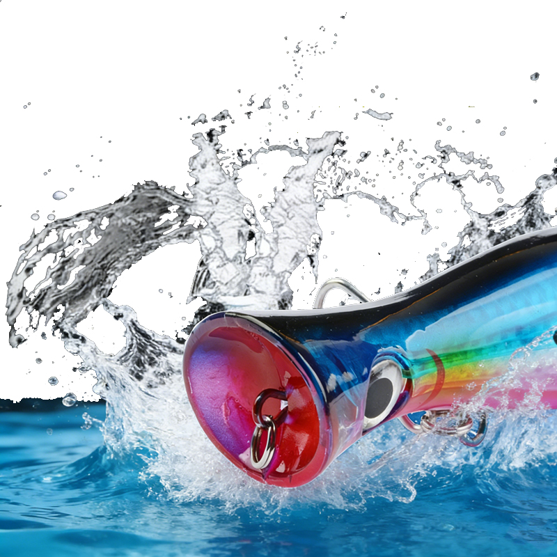 1pc 43g Big Popper Floating Wo - Fishing Hook Treble avis et prix