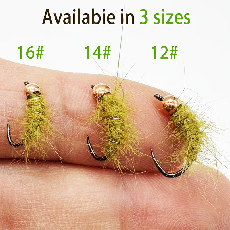 5PCS Fly Fishing Nymphs Wet Fl - Fishing Hook Barbless avis et prix