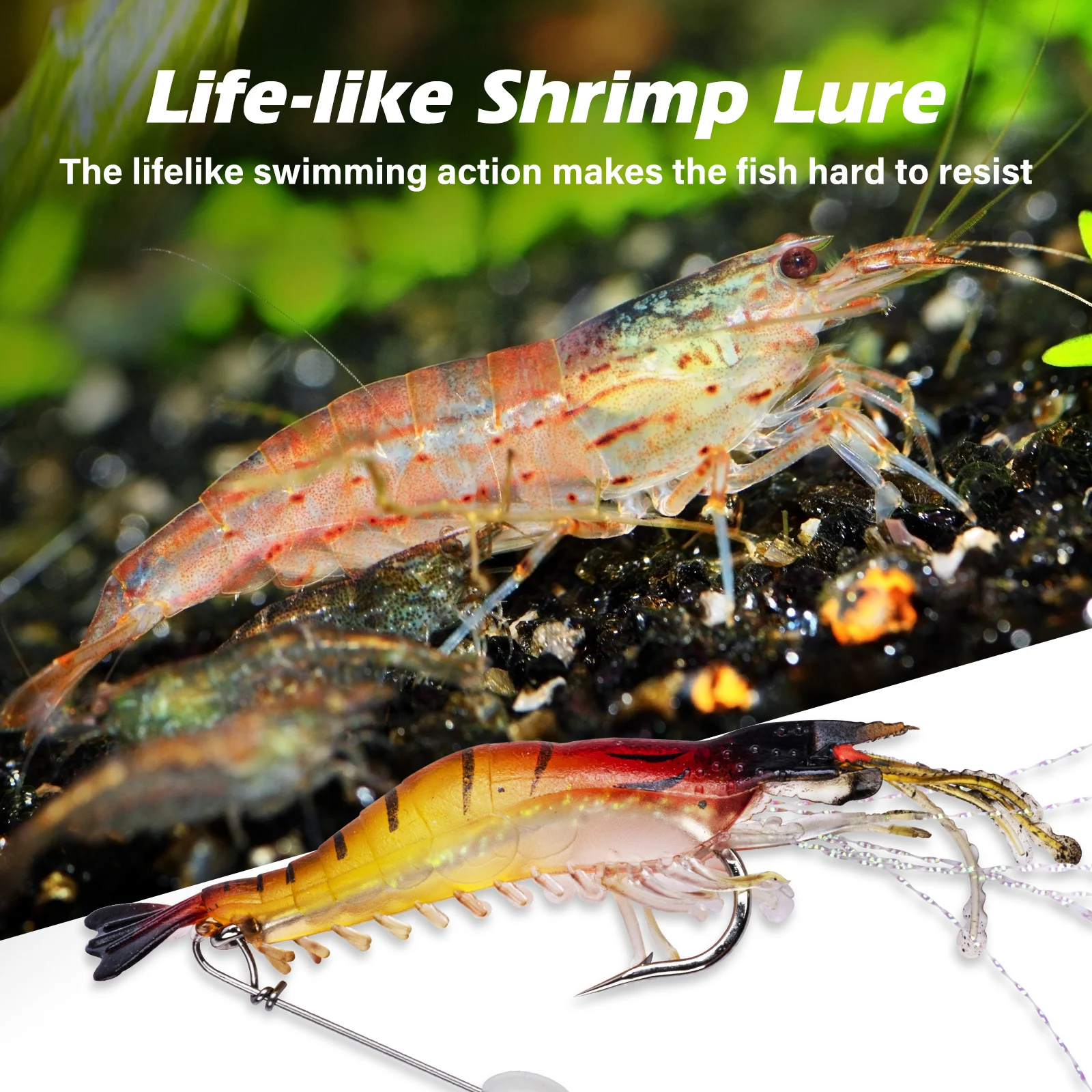 Goture Silicon Shrimp Fishing  - Fishing Hook Assortment avis et prix