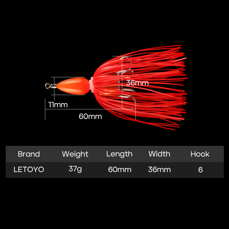 37g Weedless Football Jig Head - Fishing Hook Weedless avis et prix