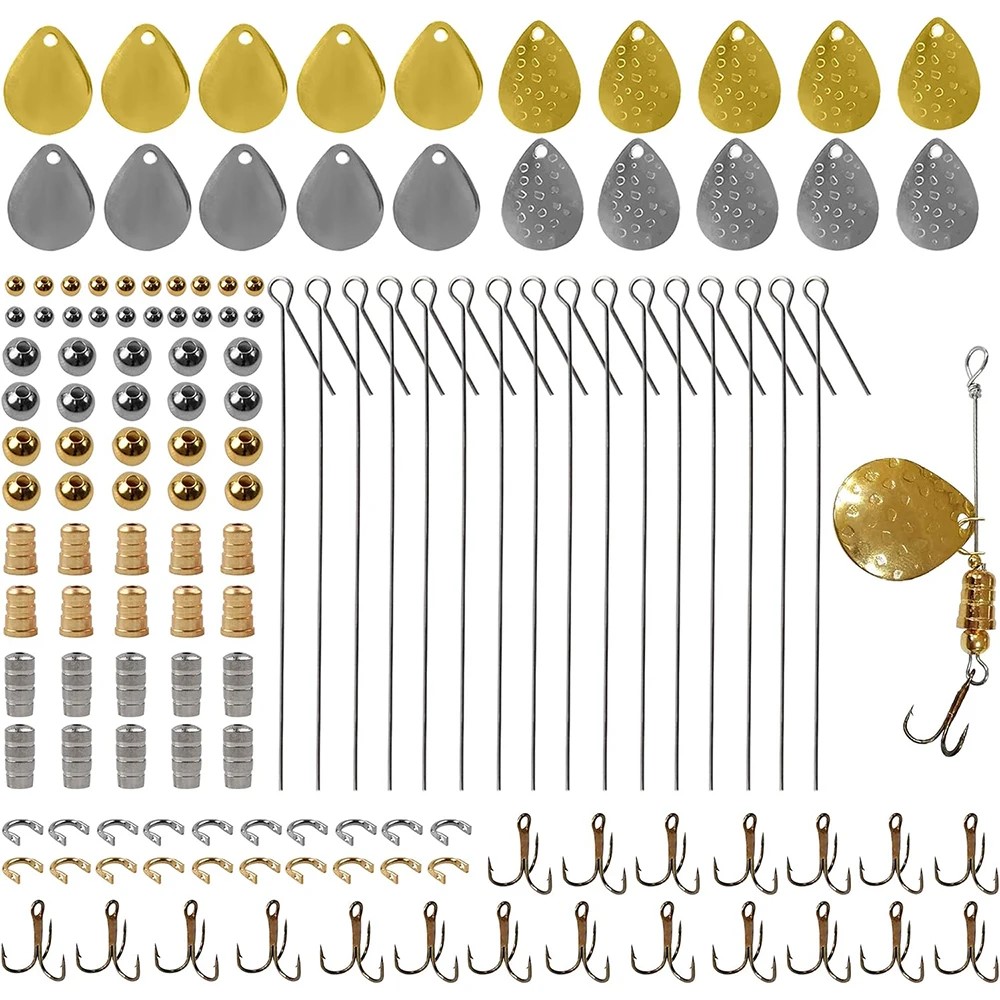 140Pcs Fishing Lures Making Ki - Fishing Hook Treble avis et prix