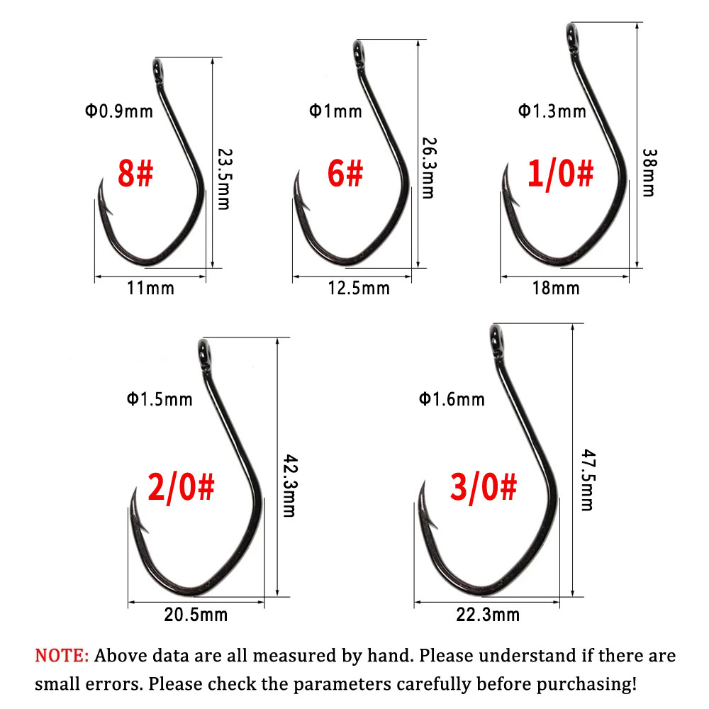 Wifreo 20pcs V Shape Catfish H - Fishing Hook Offset avis et prix