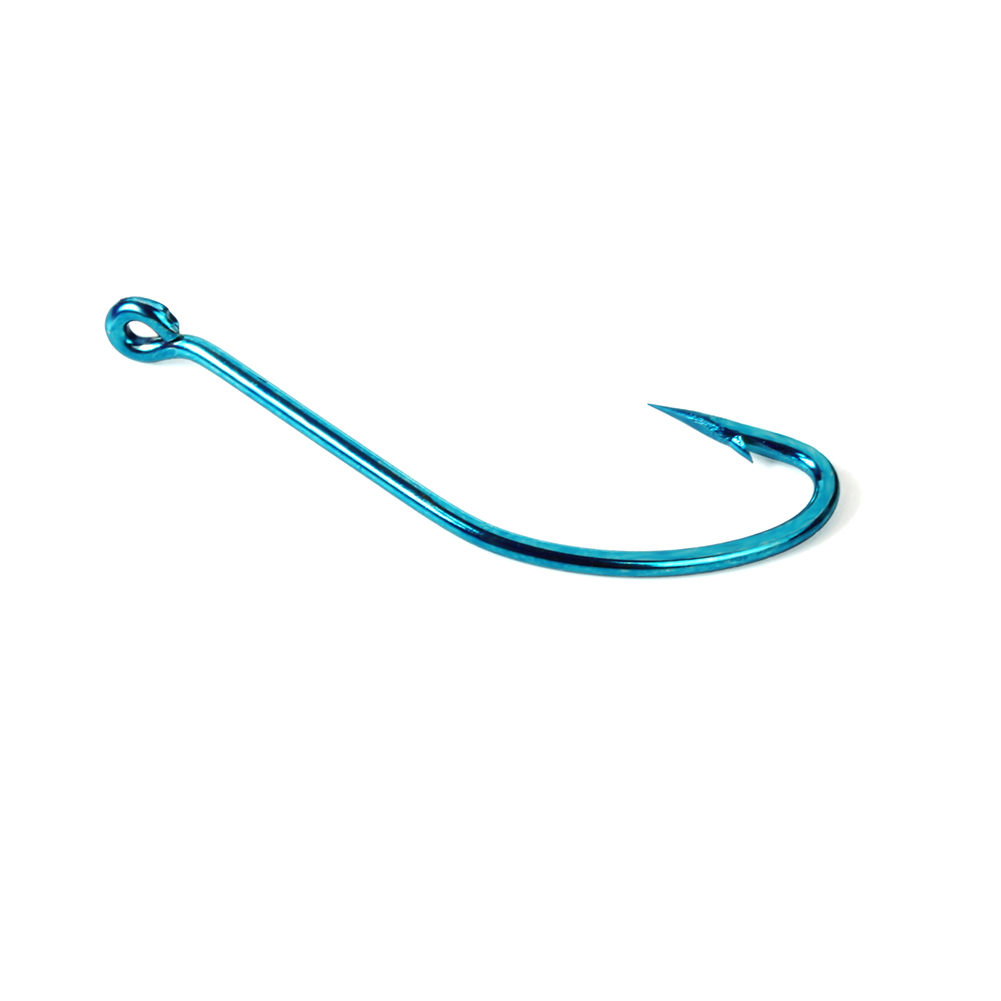 10pcs 2#-15# Blue High Carbon  - Fishing Hook Circle avis et prix