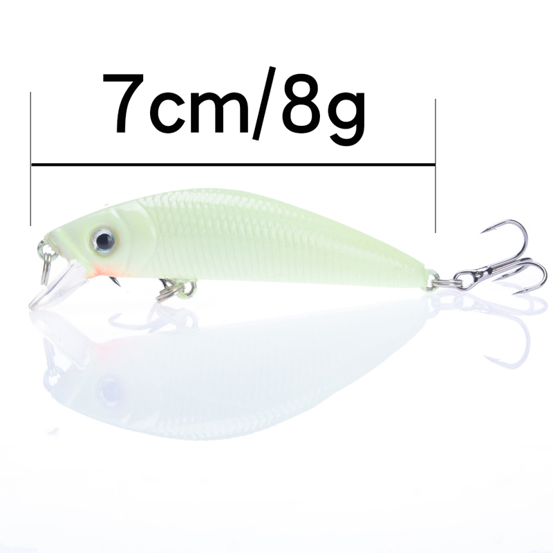 1Pcs 3D Luminous Night Fishing - Fishing Hook Treble avis et prix