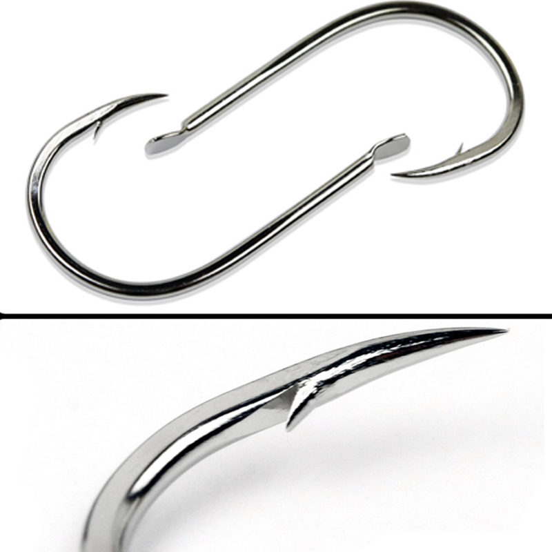 100pcs/Lot 7 Size Barbed Fishi - Fishing Hook Circle avis et prix