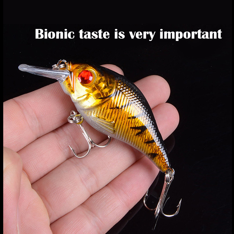 3D Eyes 7.5cm 10.2g Hard VIB L - Fishing Hook Treble avis et prix