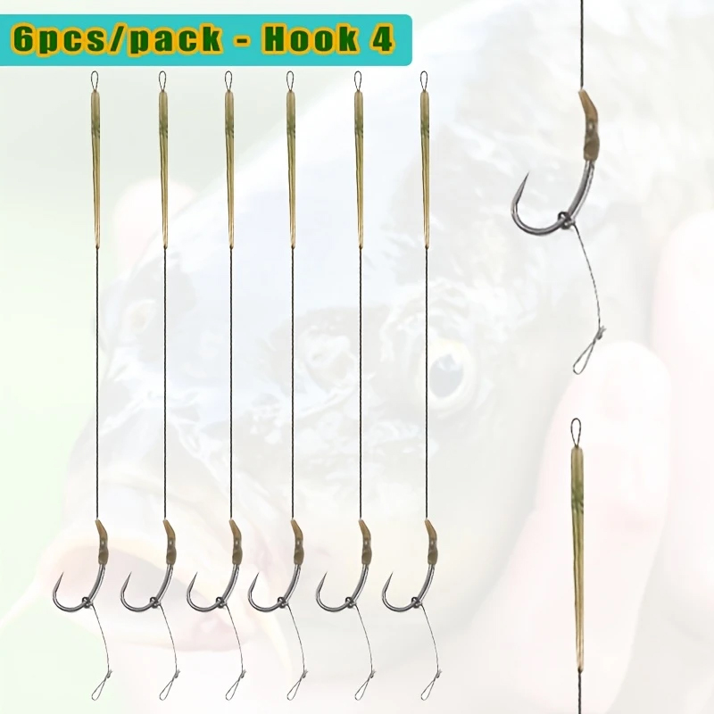 6pcs Ready Made Blow Back Hair - Fishing Hook Size avis et prix