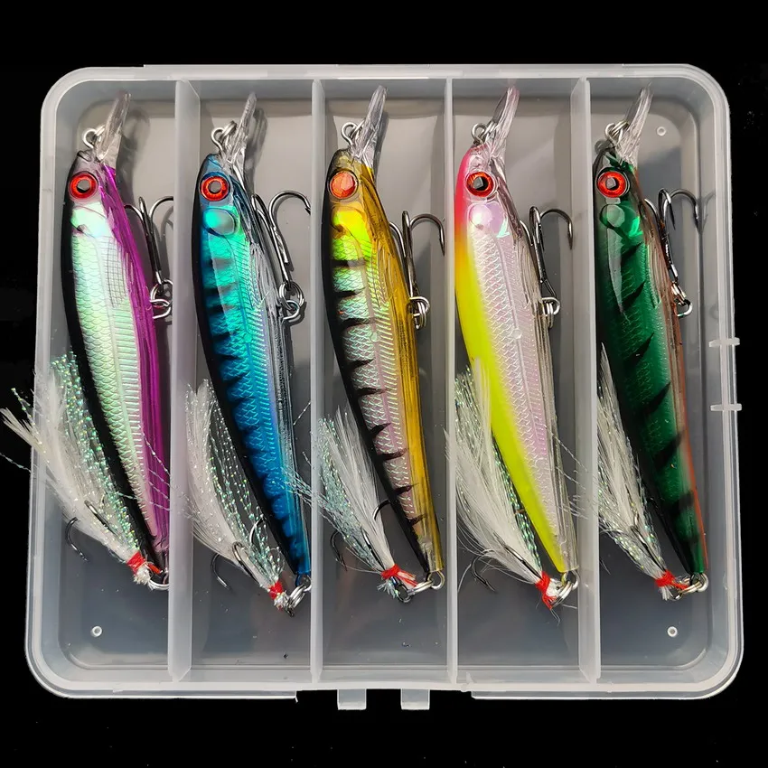 5pcs/box Laser 3D Eyes Bionic  - Fishing Hook Box avis et prix