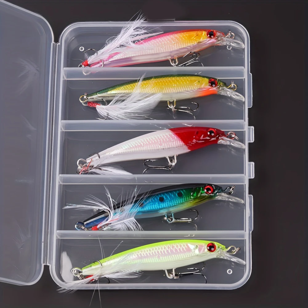 5pcs/box Laser 3D Eyes Bionic  - Fishing Hook Box avis et prix