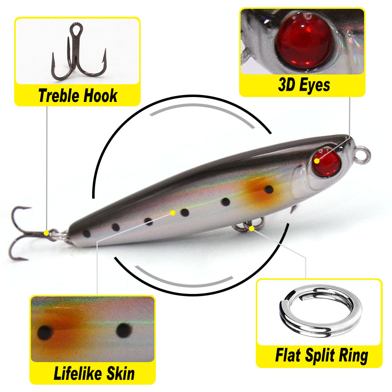TacklePRO PE05 Pencil lure sti - Fishing Hook Assortment avis et prix