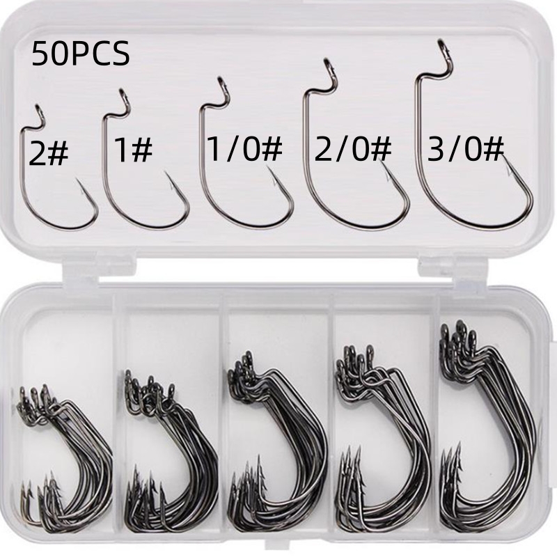50Pcs/Box High Carbon Steel Fi - Fishing Hook Box avis et prix