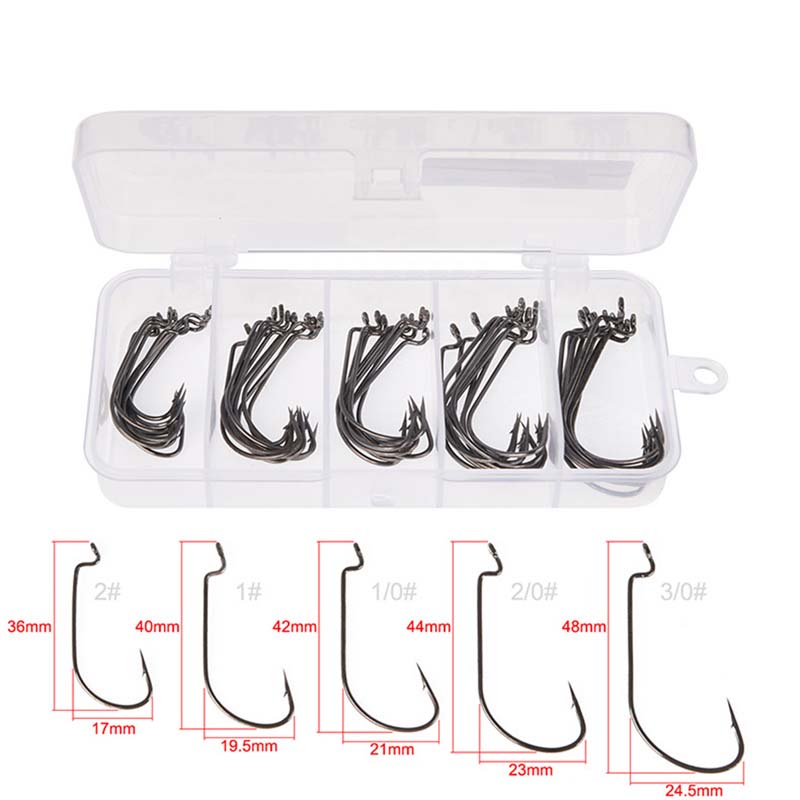 50Pcs/Box High Carbon Steel Fi - Fishing Hook Box avis et prix