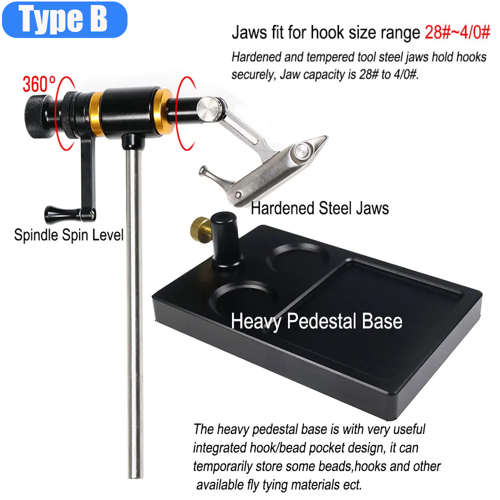 Wifreo 360° Rotation Fly Tying - Fishing Hook Jig avis et prix